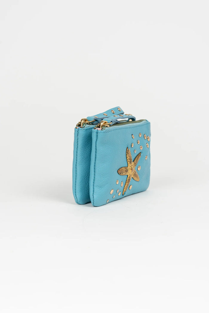 Porte-monnaie Bleu