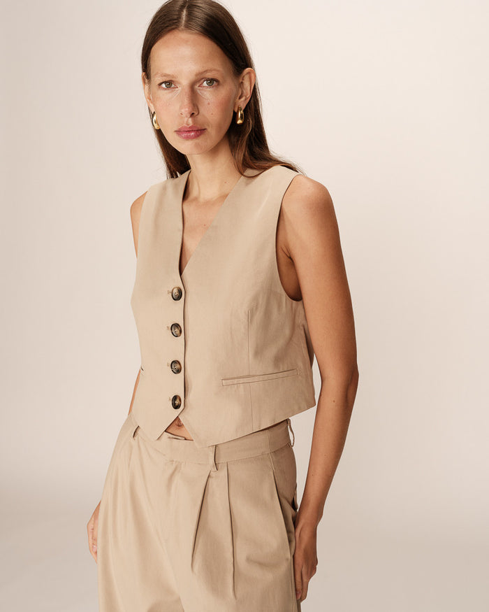 Gilet beige PENN