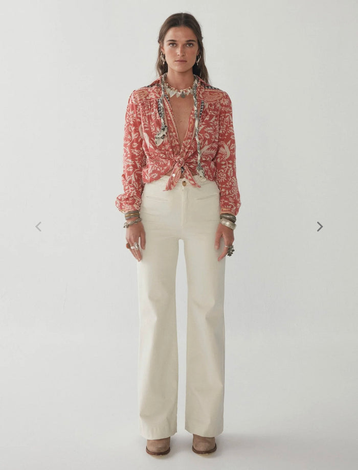 Pantalon ross écru