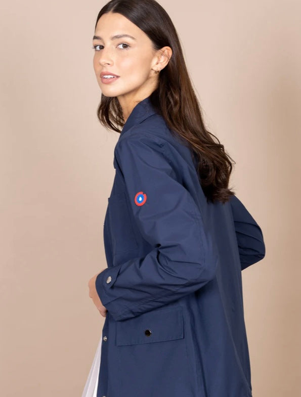 ANATOLE COUPE-VENT IMPERMÉABLE INDIGO