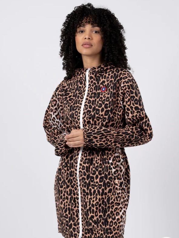 imperméable femme leopard