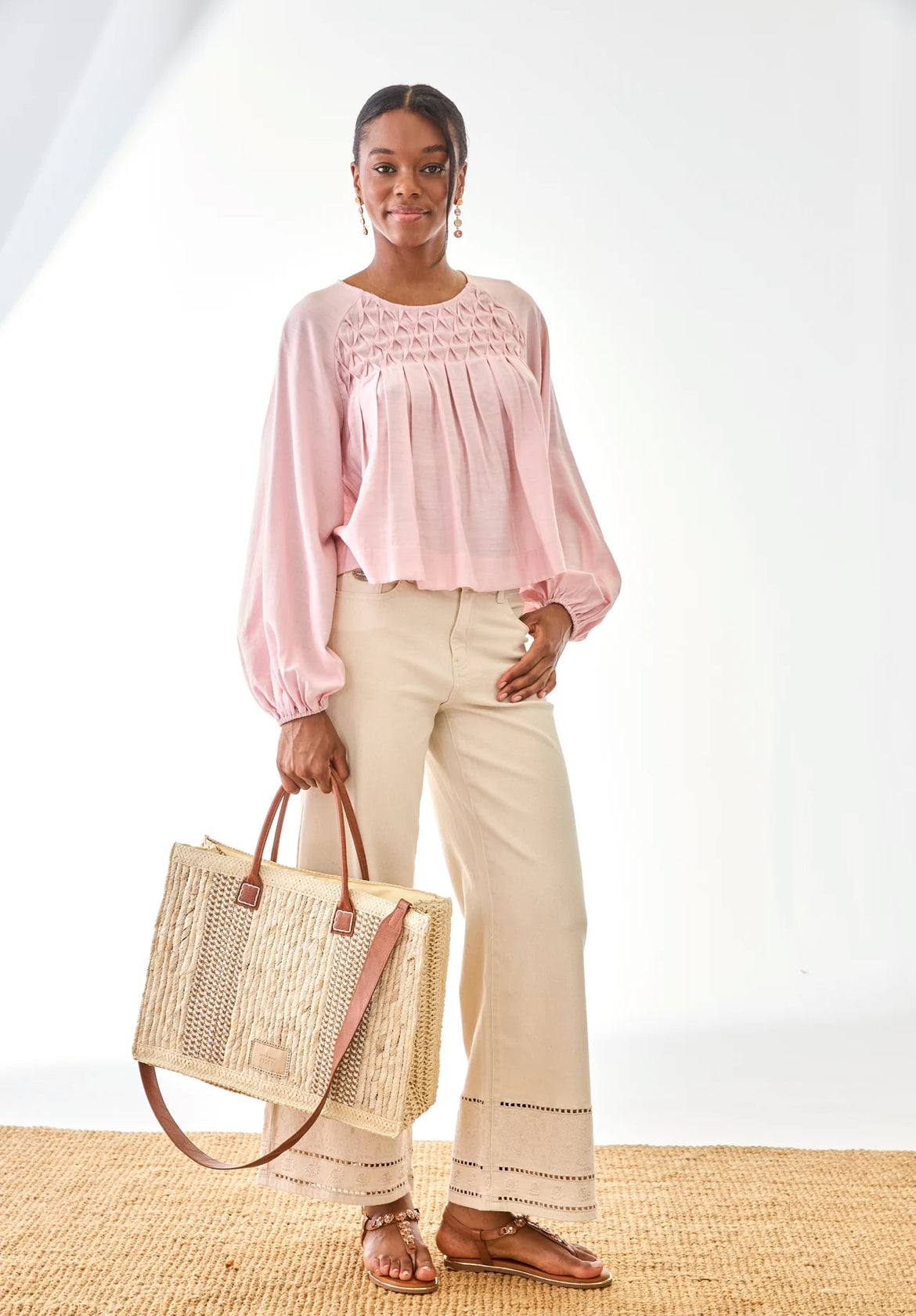 Sac ESQU – Shopper Raphia Naturel