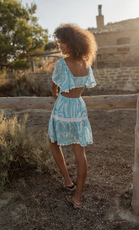 Robe Céleste Bohème