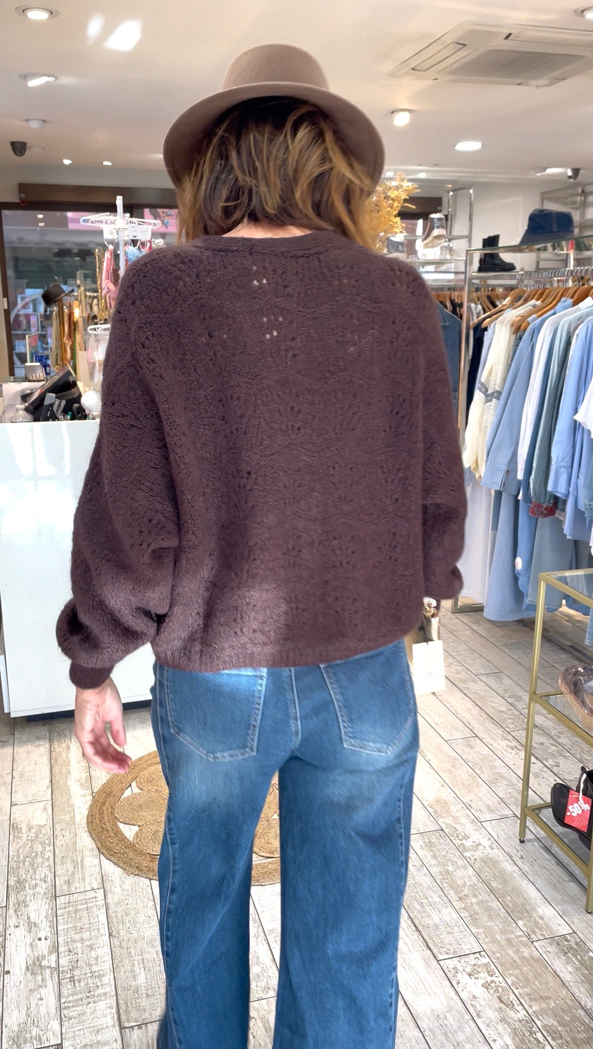 Gilet ISADORA Choco
