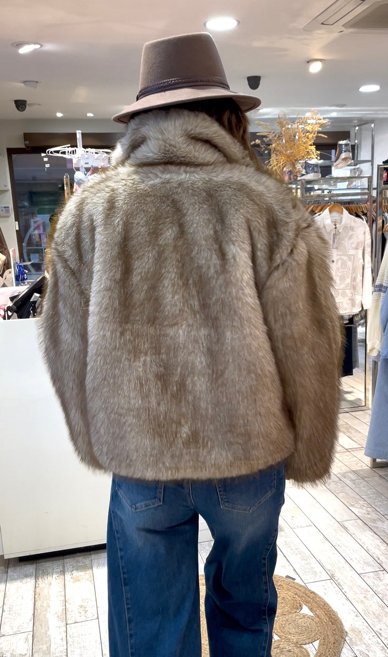 veste fausse fourrure oversize femme Gypsy Bohème