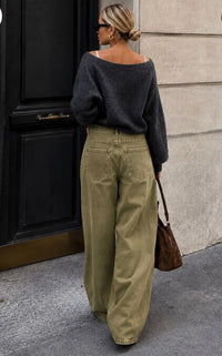 Pantalon FLO – Kaki