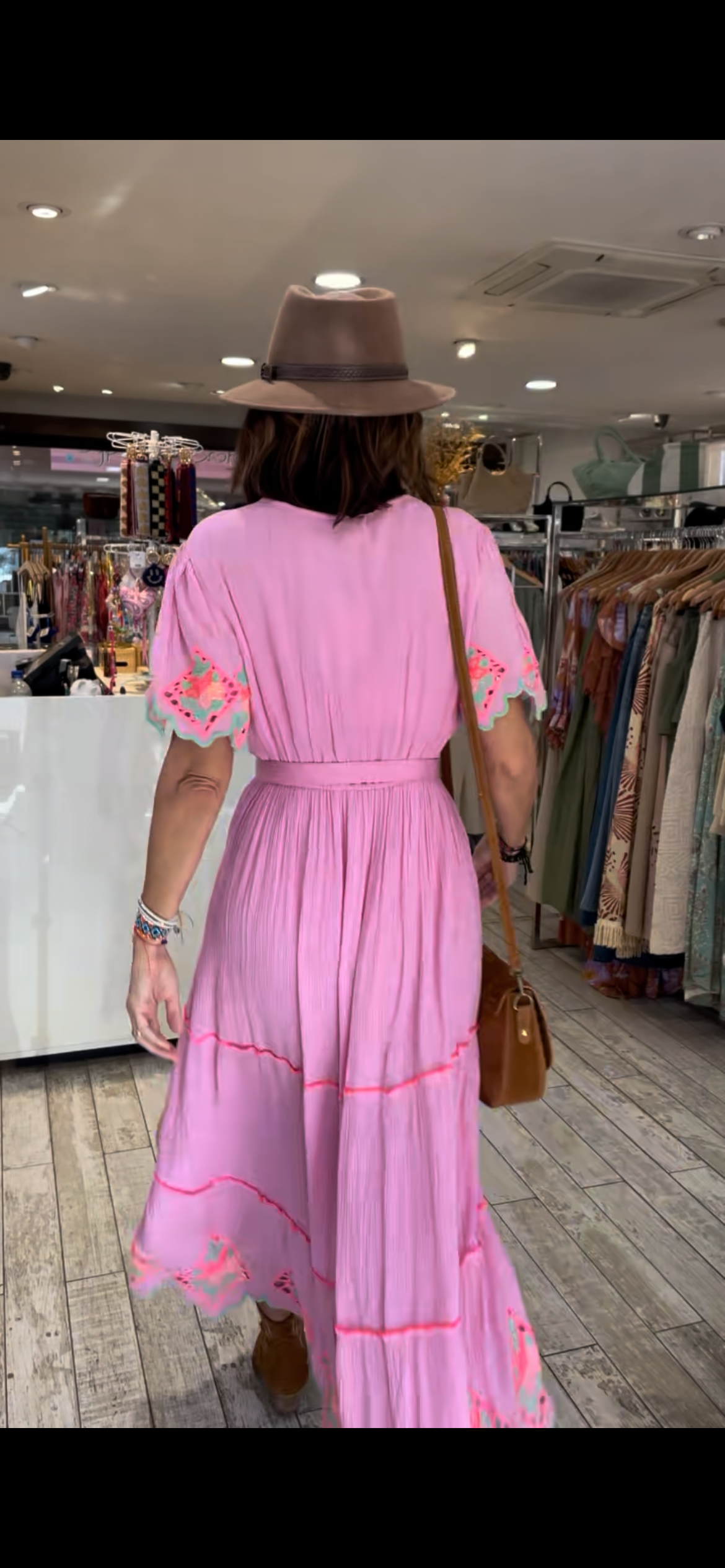 Robe Bohème Longue PALOMA PINK
