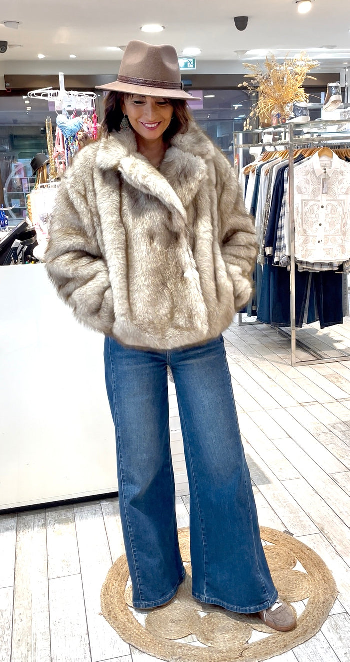 veste fausse fourrure oversize femme Gypsy Bohème