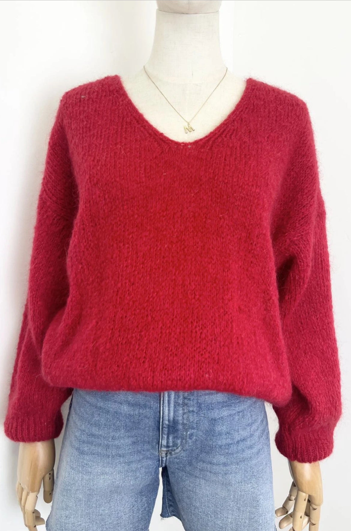 Pull Mila rouge