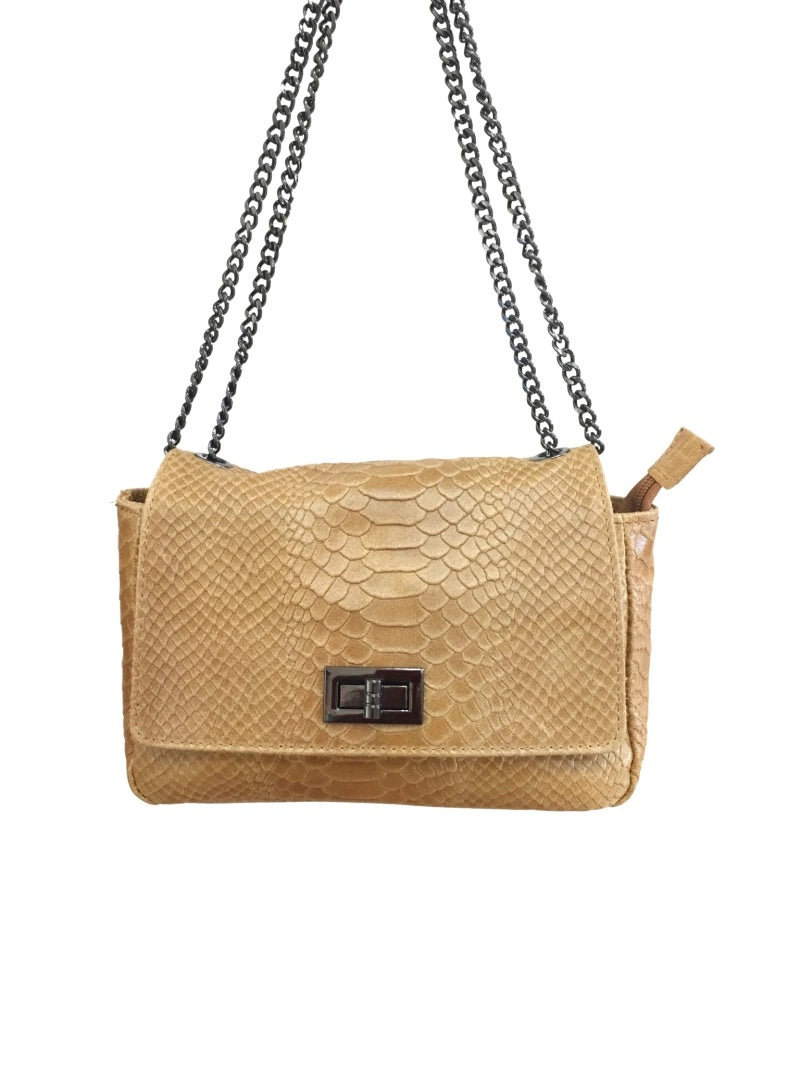 Sac en cuir Sophia camel