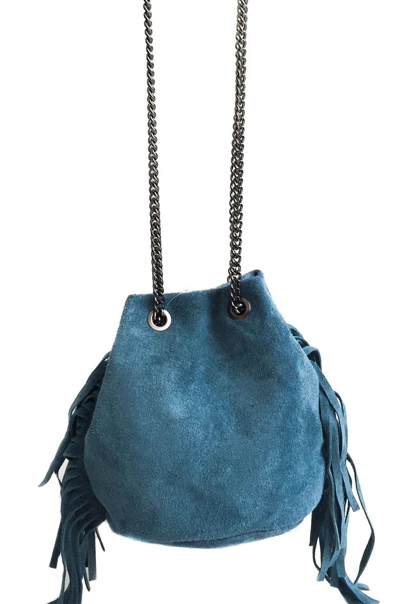 Sac bourse Olga bleu