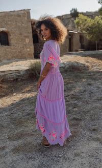 Robe Bohème Longue PALOMA PINK