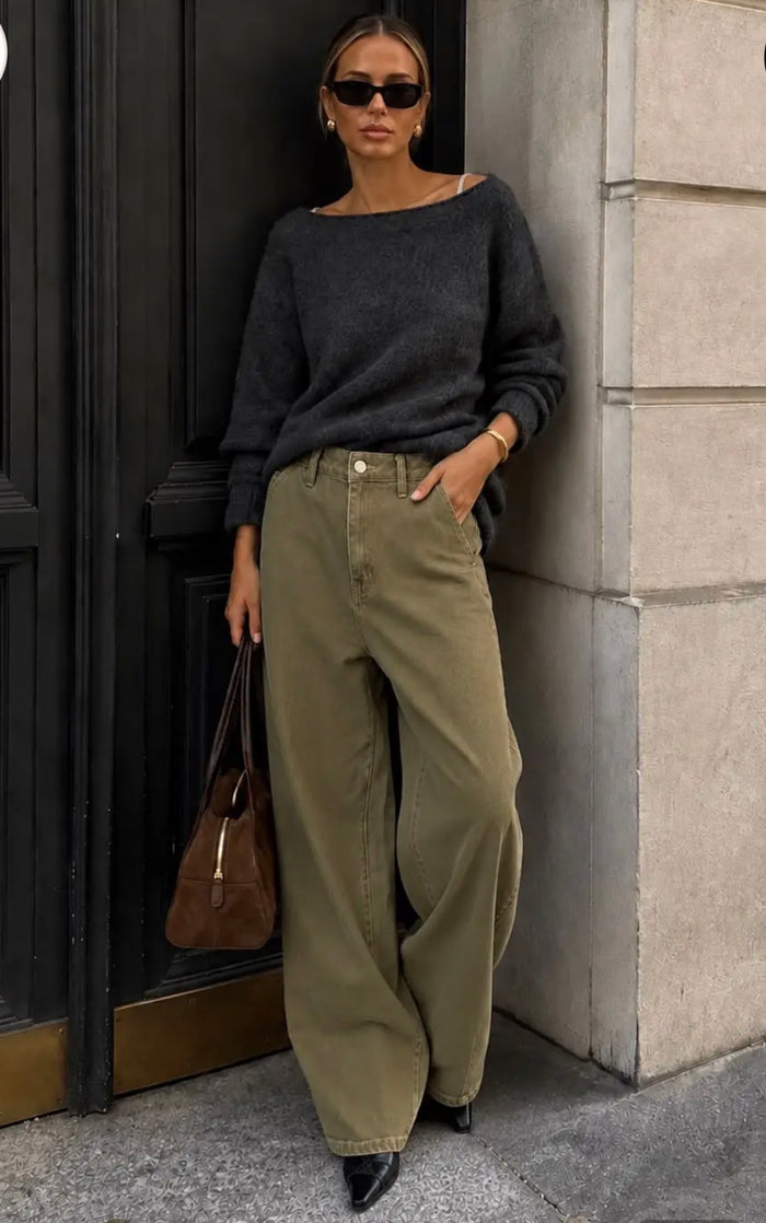 Pantalon FLO – Kaki