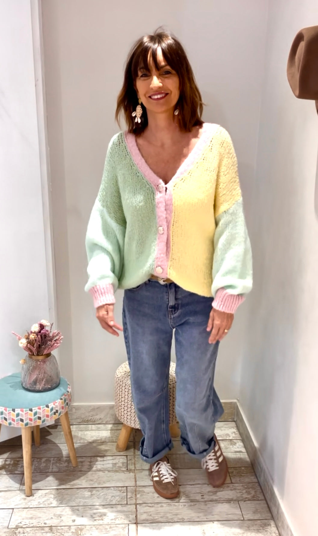 Gilet AURORE Rose