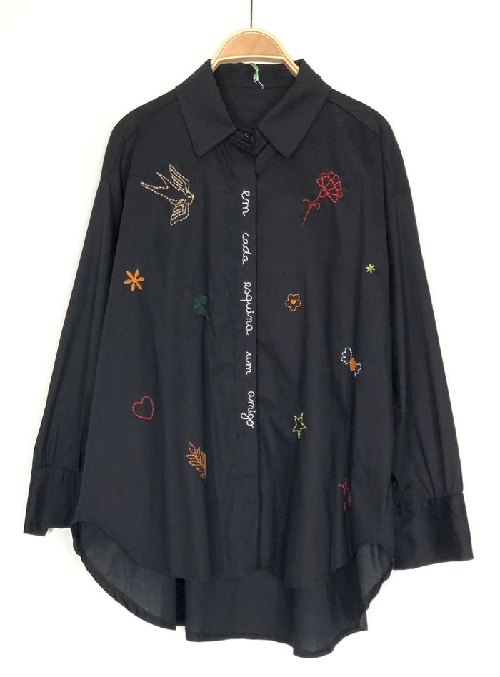 Chemise noire AMIZADE