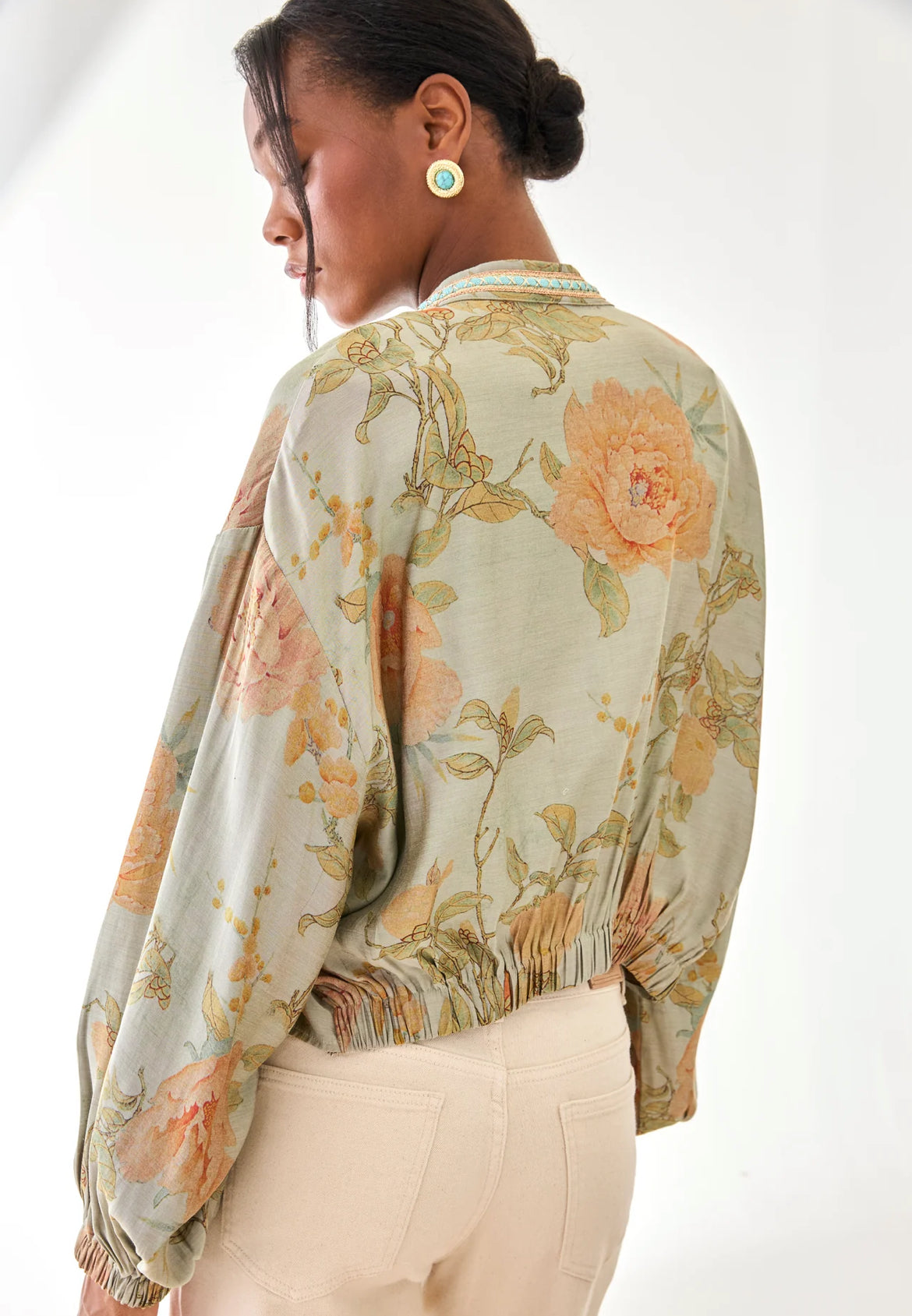 	Blouse MOS vue dos coupe ample