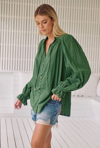 Blouse PINE verte