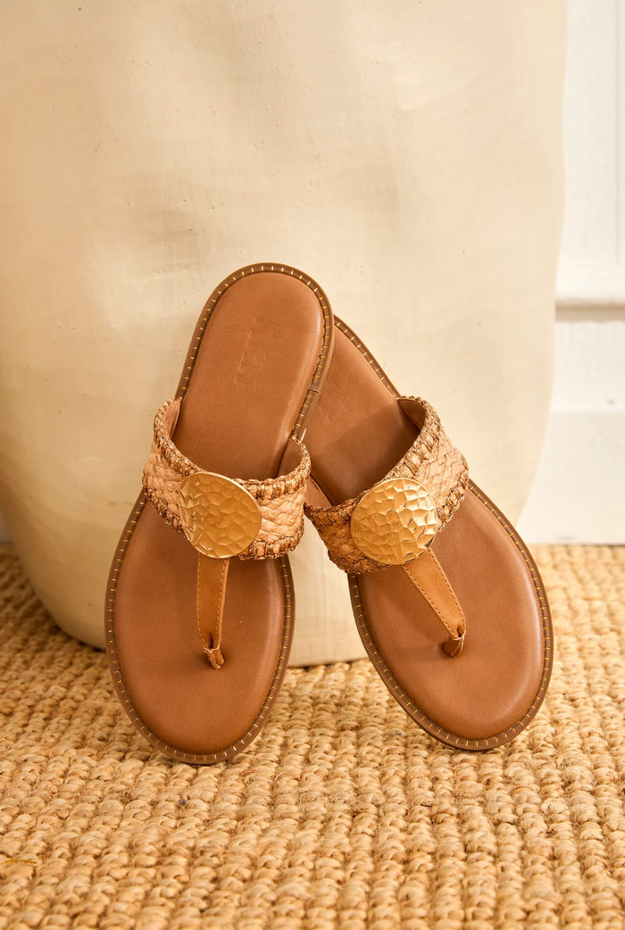 Sandales Orlando – Entredoigt Bohème & Détail Doré