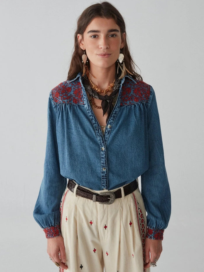 Blouse Phoebe Blue moon