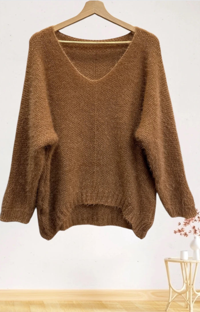 Pull Glow Brun irisé