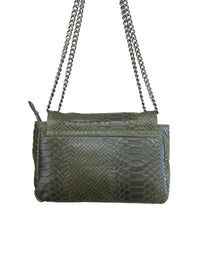 Sac en cuir Sophia kaki