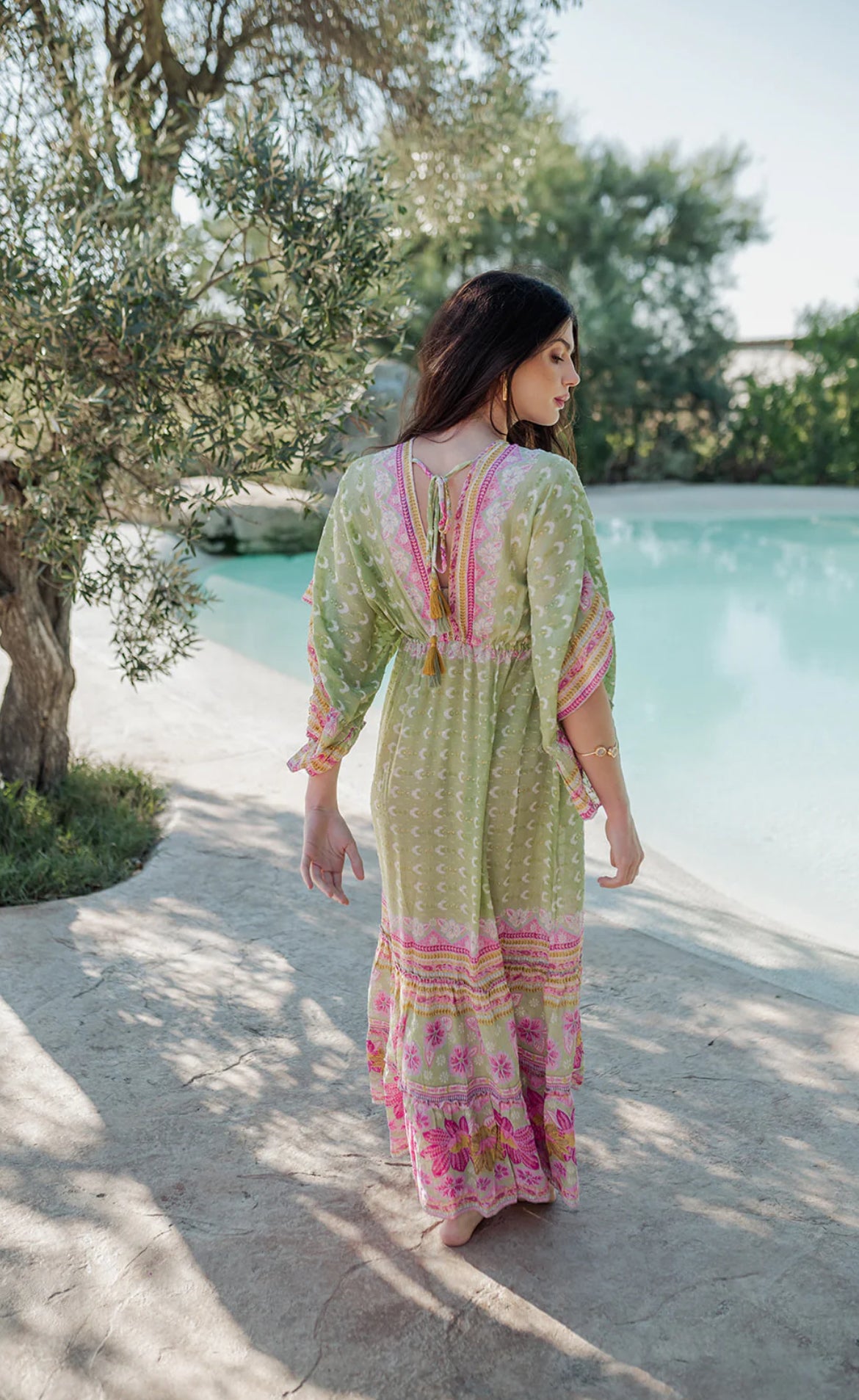 Robe Bohème LILYA Green