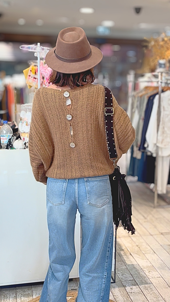 Pull Lumi Mocha irisé