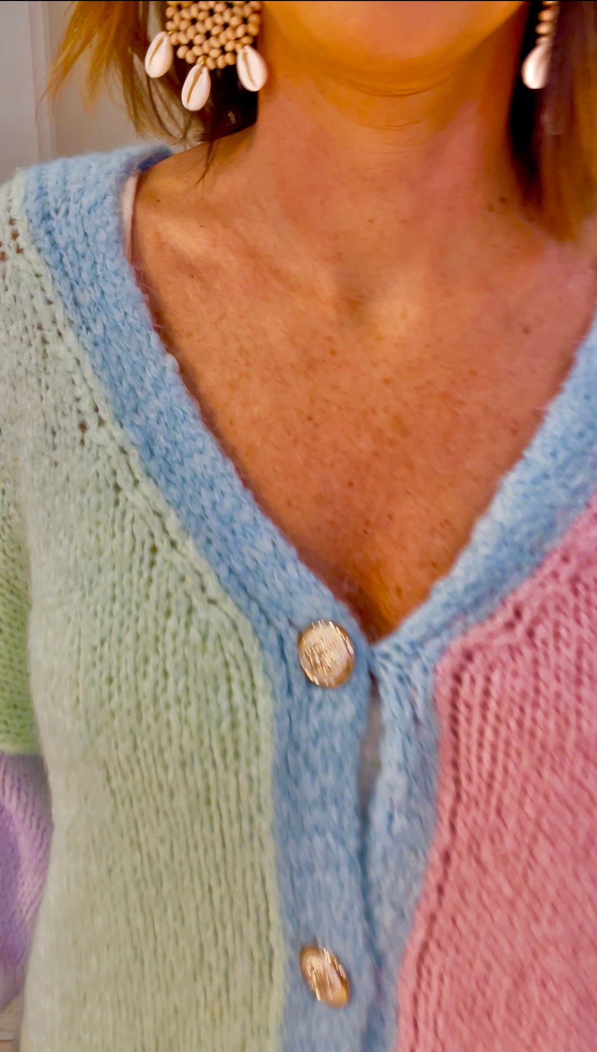 Gilet AURORE bleu