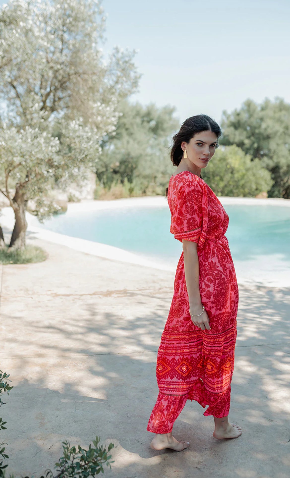 Robe longue bohème RIVA SUN