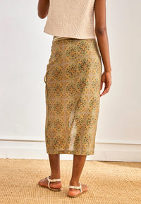 JUPE KORLIT – Jupe midi imprimé bohème