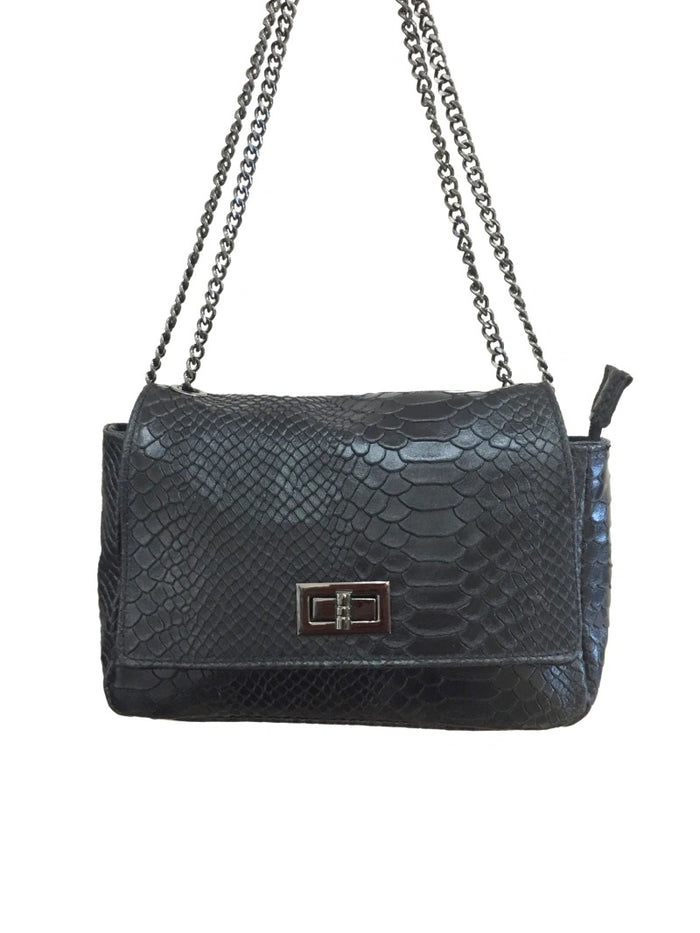 Sac en cuir Sophia noir