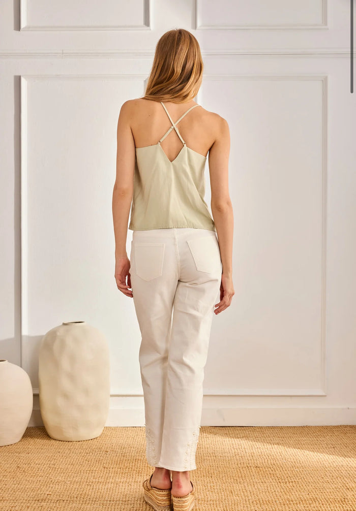 top bretelles dos croisé bohème