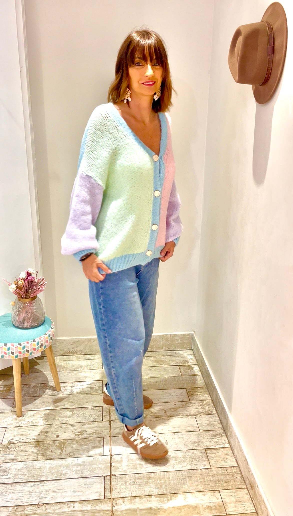 Gilet AURORE bleu