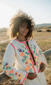 Veste brodée CARMEN