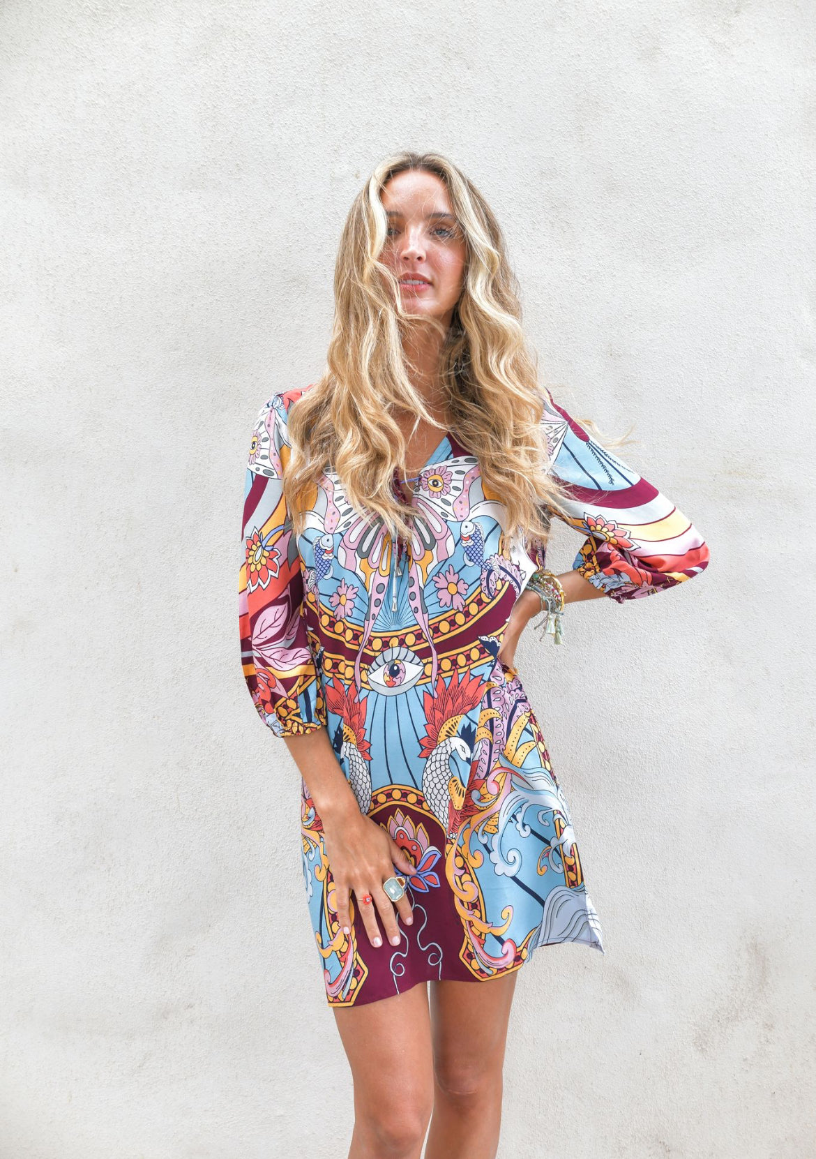 Robe Bohème AZURA – Courte