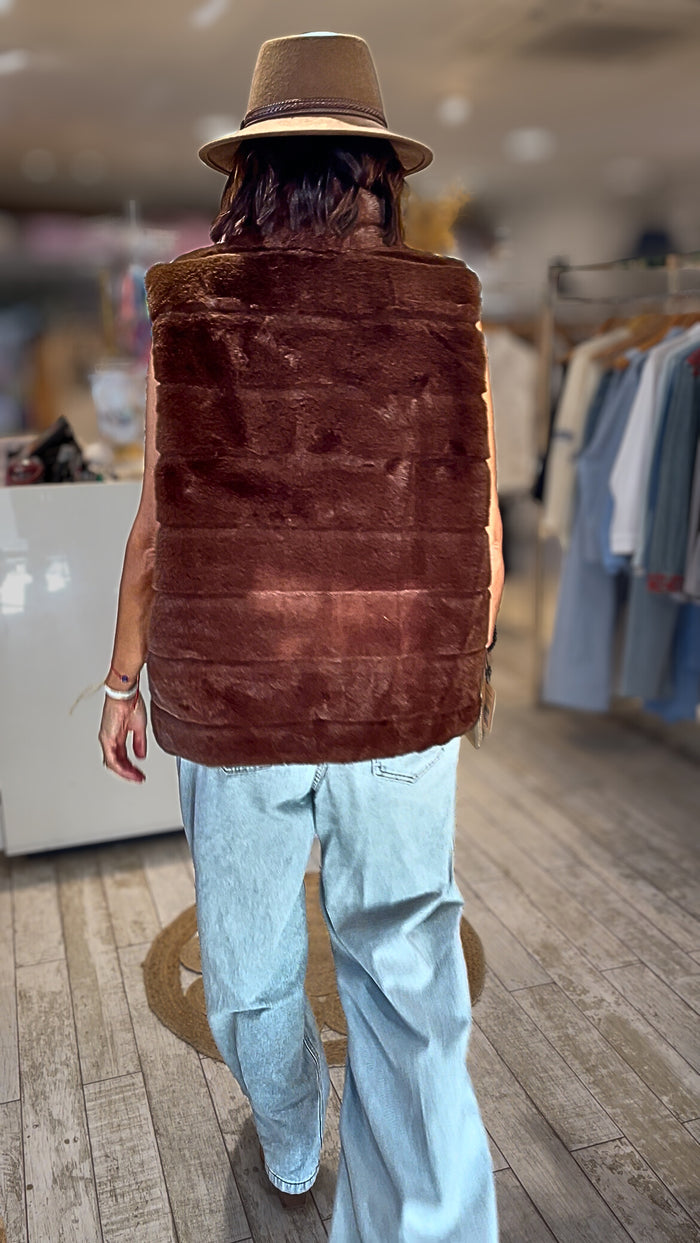 Veste sans manches NOVA Choco