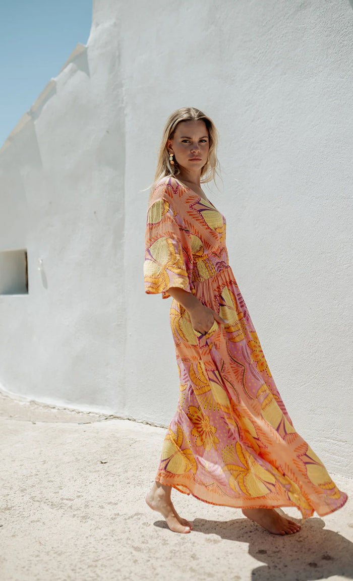 Robe longue PALMERA