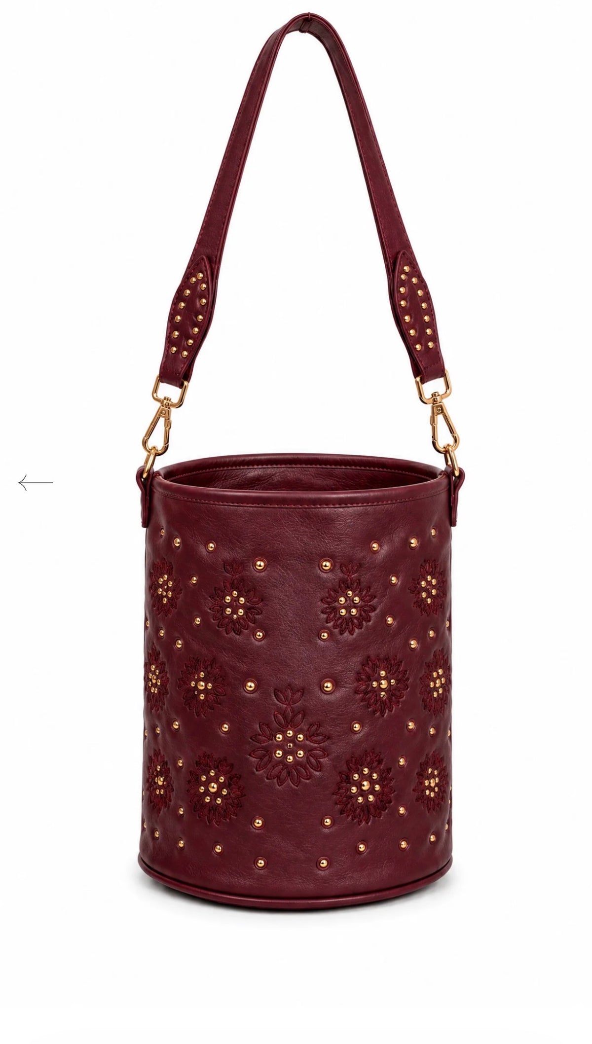 Sac Moka Bucket Bordeaux
