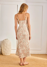 robe imprimé floral rose gypsy bohème