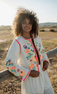 Veste brodée CARMEN