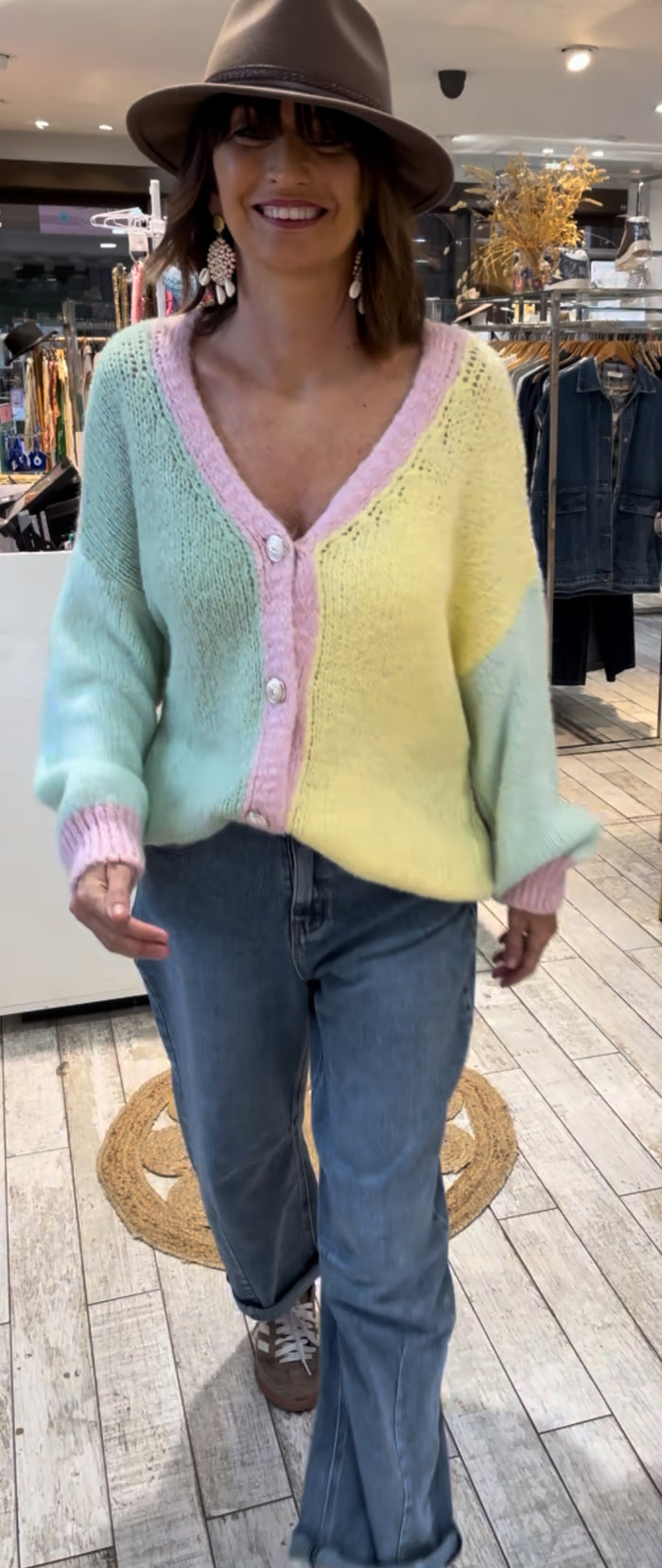 Gilet AURORE Rose