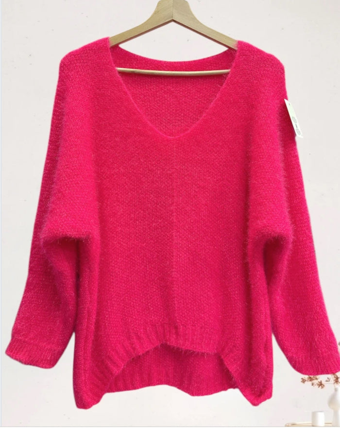 Pull Glow – Fuchsia irisé