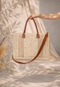 Sac ESQU – Shopper Raphia Naturel