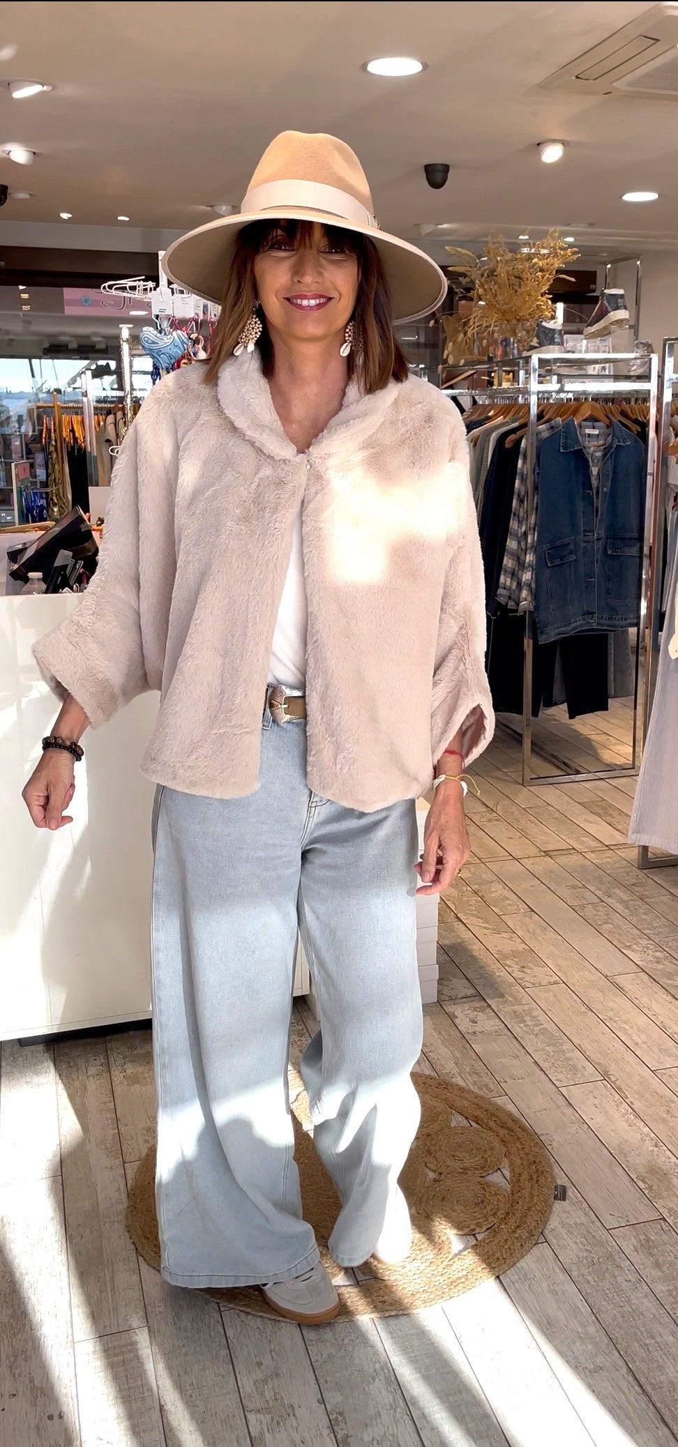 Veste LUNA Ecru/Nude
