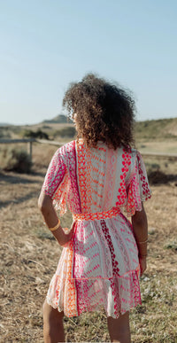 Robe Bohème Néon Sunset