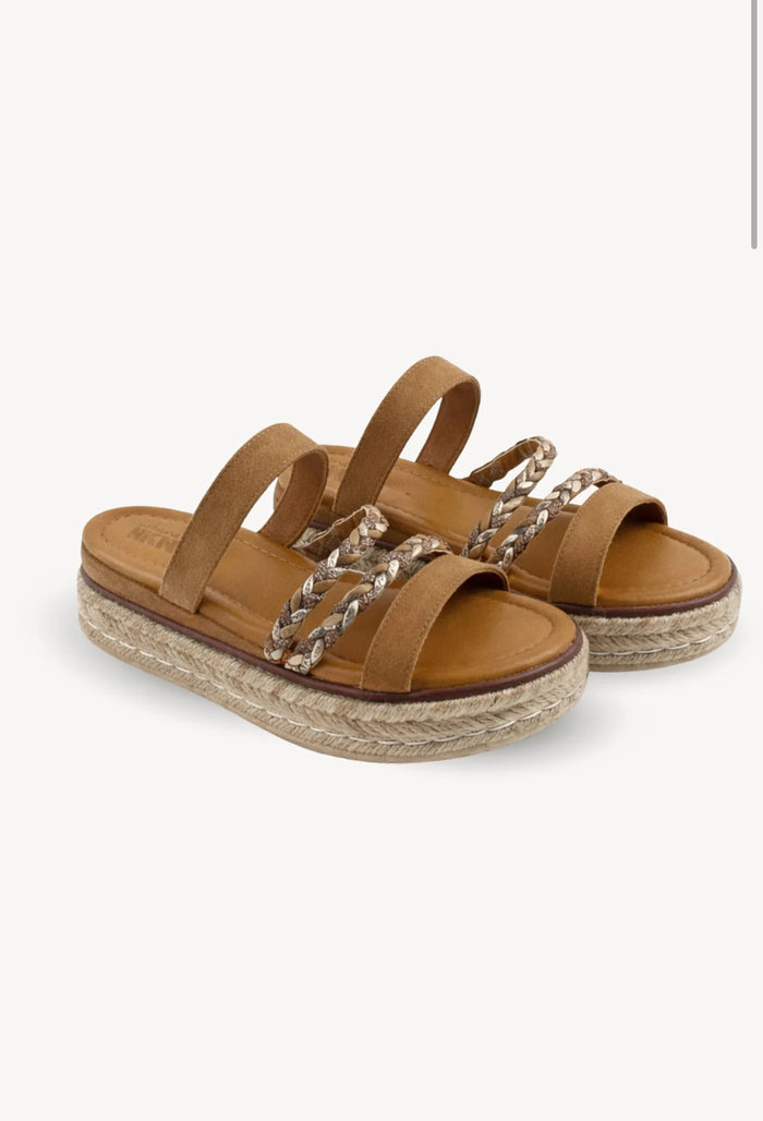 Sandales Flogopita – Bohème Tressée & Semelle Raphia