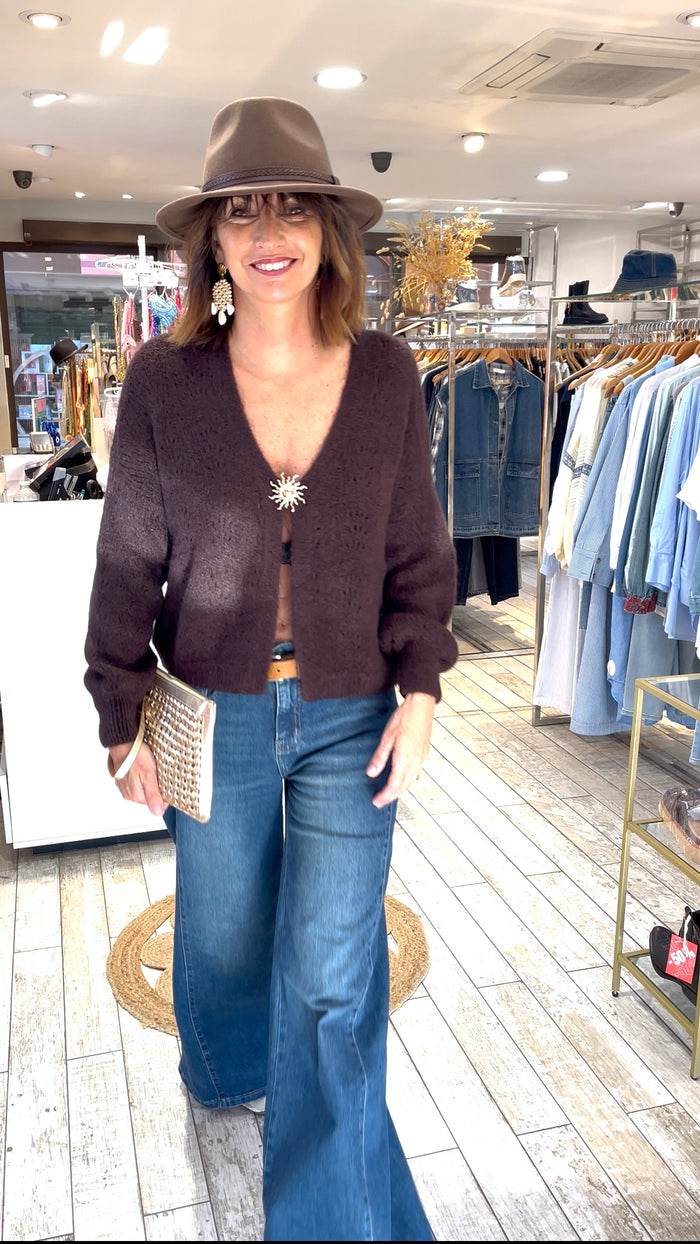 Gilet ISADORA Choco