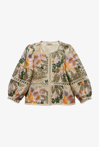 Veste VAREN – Esprit bohème brodé & sequins délicats