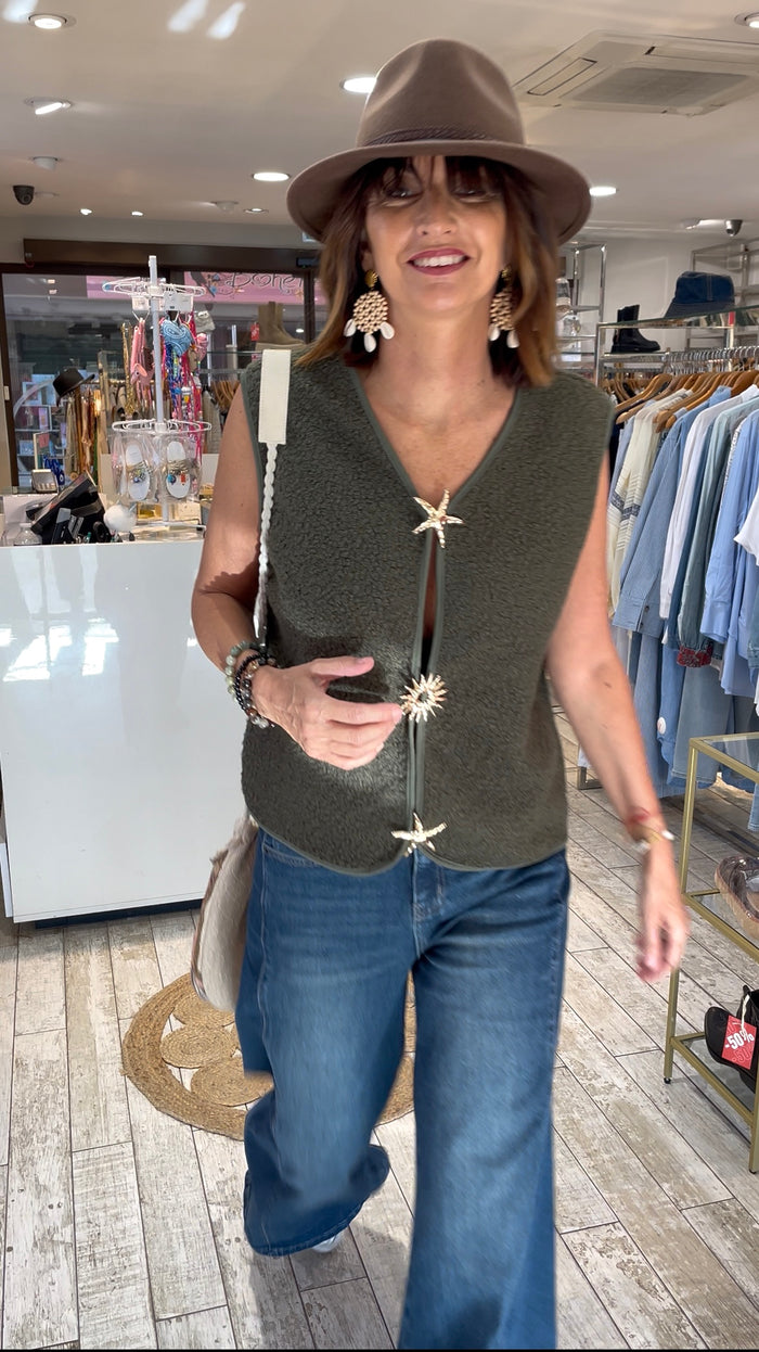 Gilet Stella kaki