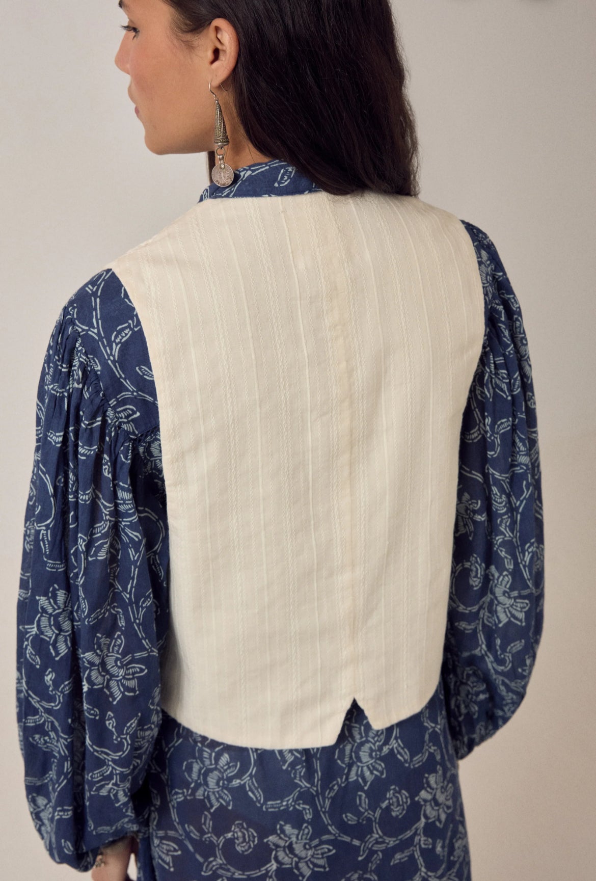 Gilet Florence écru